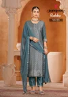 Rushika By Rangoon Viscose Muslin Kurti With Bottom Dupatta
